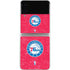 NBA Philadelphia 76ers Distressed Galaxy Z Flip4 5G Skin